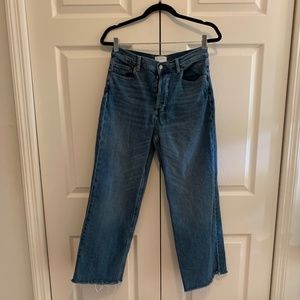 Boyish "The Mikey" Sustainable Jeans - Distressed Hem - High Waist - Size 28